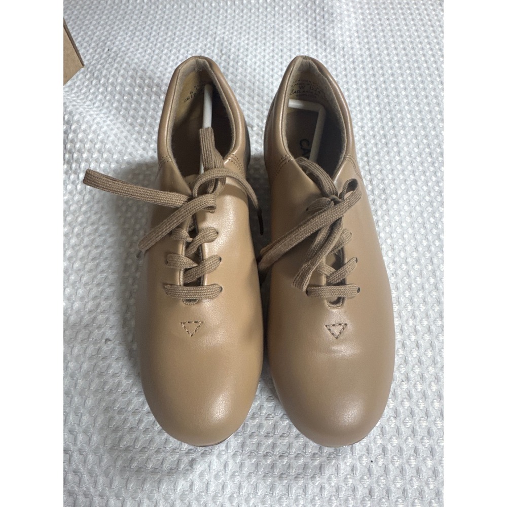 Capezio Tap Shoes Kids 6.5 Cadence CG17 Caramel NWOB